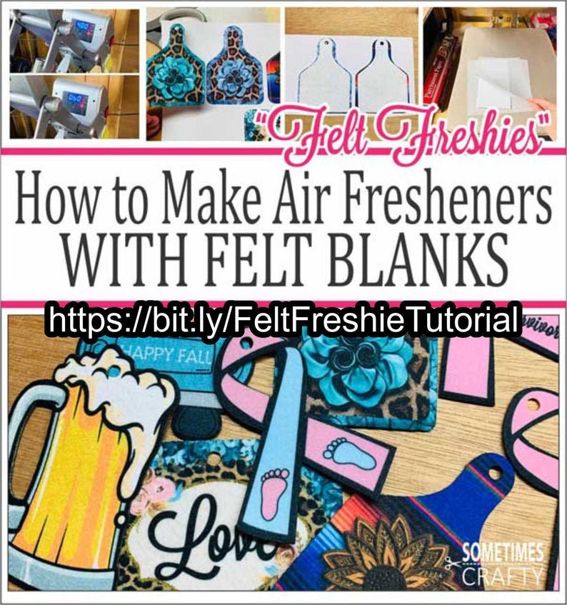YEUHTLL Sublimation Air Freshener Blanks for Air Freshener Fragrant Sheets  Felt 