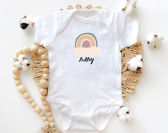 Rainbow Baby Bodysuit Miracle Baby Bodysuit IVF Bodysuit Hand Picked From Heaven Answered Prayer Christian Bodysuit His Plan Is Perfect