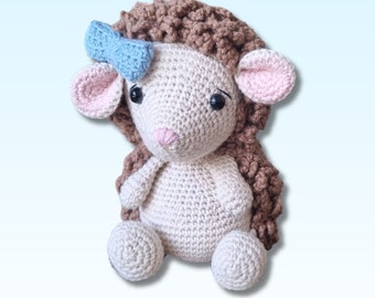 Amigurumi Hedgehog Plush - Unique Handmade Crochet Stuffed Animal Hedgehog Gift