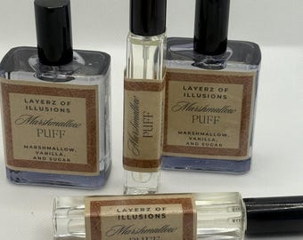Marshmallow Puff | A Gourmand Must-Have Fragrance (please include message for a free sample choice or random fragrance sample will be sent)