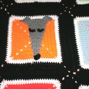 AerieDesigns Homes 4 Hounds Greyhound Dog Afghan PDF Crochet Pattern Instant Digital Download Instructions image 3