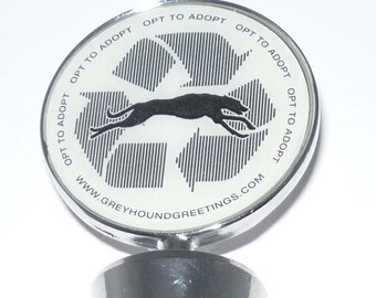 SueBero's OPT TO ADOPT Greyhound  Dog Wine Bottle Stopper Whippet