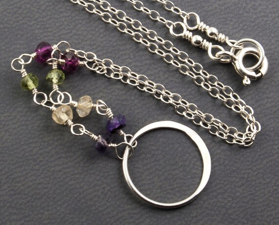 Sibling on sale birthstone necklace