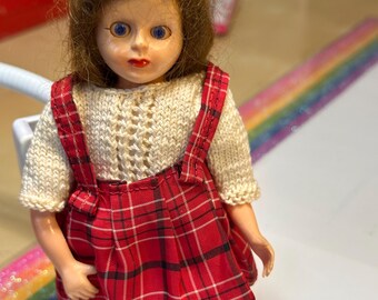 1940s VINTAGE Ginny Doll Collectible RARE Ball joint arms SCHOOL Girl Wales