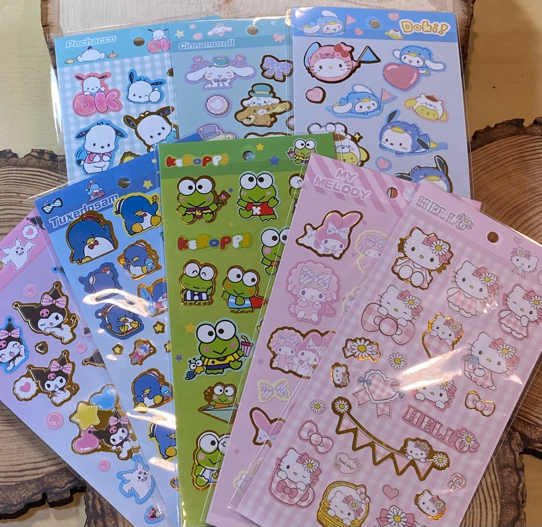Cinnamoroll KEROPPI Sanrio Sticker Sheet My Melody POCHACCO Etsy