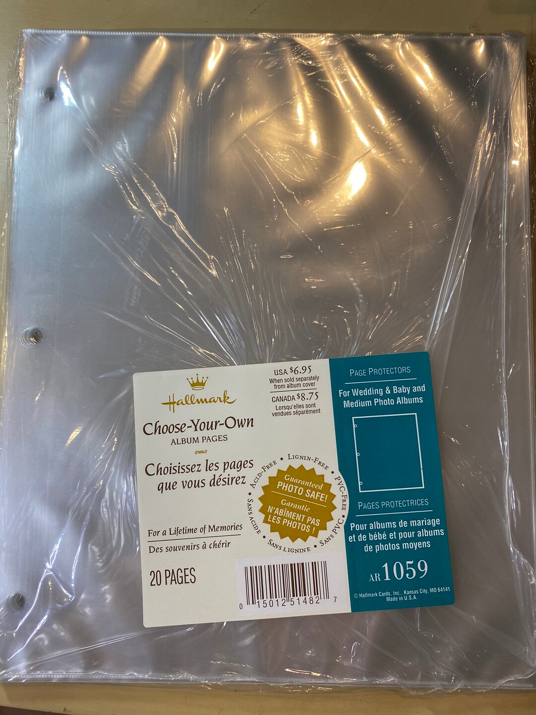 HALLMARK Chooseyourown Photo Album Refill Pages Pack of 20 Etsy