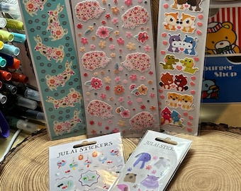 HEDGEHOGS Stickers Rabbits JULAI Dogs Animal couples