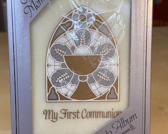 Photo Album 1990 MY FIRST COMMUNION Vintage New in Box