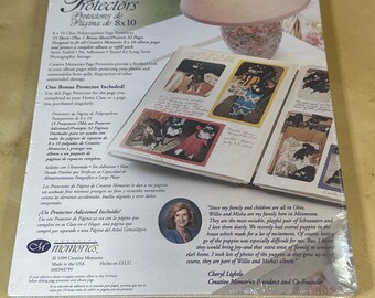 CREATIVE Memories 8x10 Page PROTECTORS package of 16