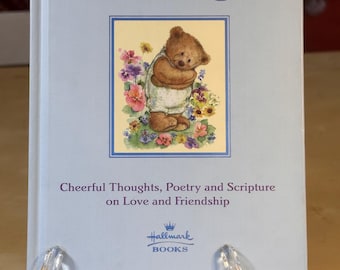 Vintage HALLMARK Gift Book BEAR HUGS Poems Scripture Mary Hamilton