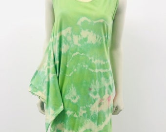 Tie-dyed tank dress