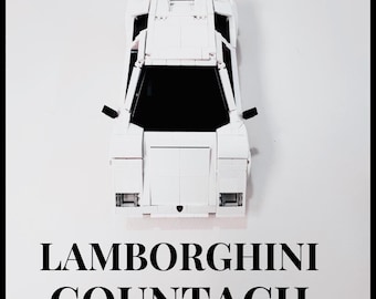 Lamborghini Countach LEGO Wall Mount (10337)