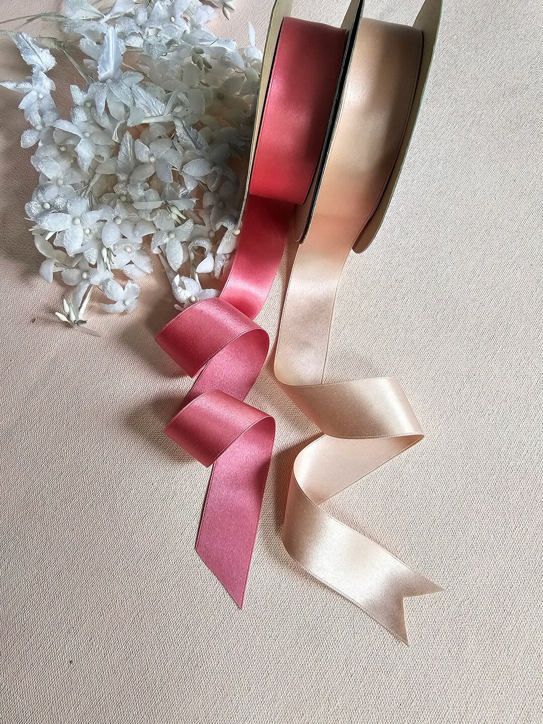 Silk Ribbons and Belles Royal Pink Satin