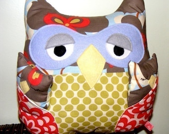 Owl Sewing Pattern instant download - Isabelle Owl PDF Pattern - with babies - Easy Softie Tutorial