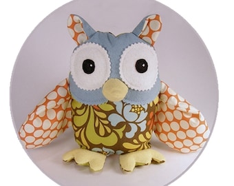 Owl Sewing Pattern Oliver Owl Instant Download Softie PDF epattern