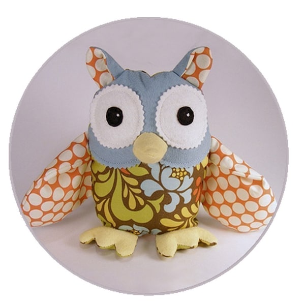 Owl Sewing Pattern Oliver Owl Instant Download Softie PDF epattern
