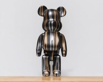 Decorative Bear Brick Action Figurine For Home Decor, Colorful Resin Ornament, Bear Statue For Shelf Decor, Cute Bear Ornament, Unique Gift