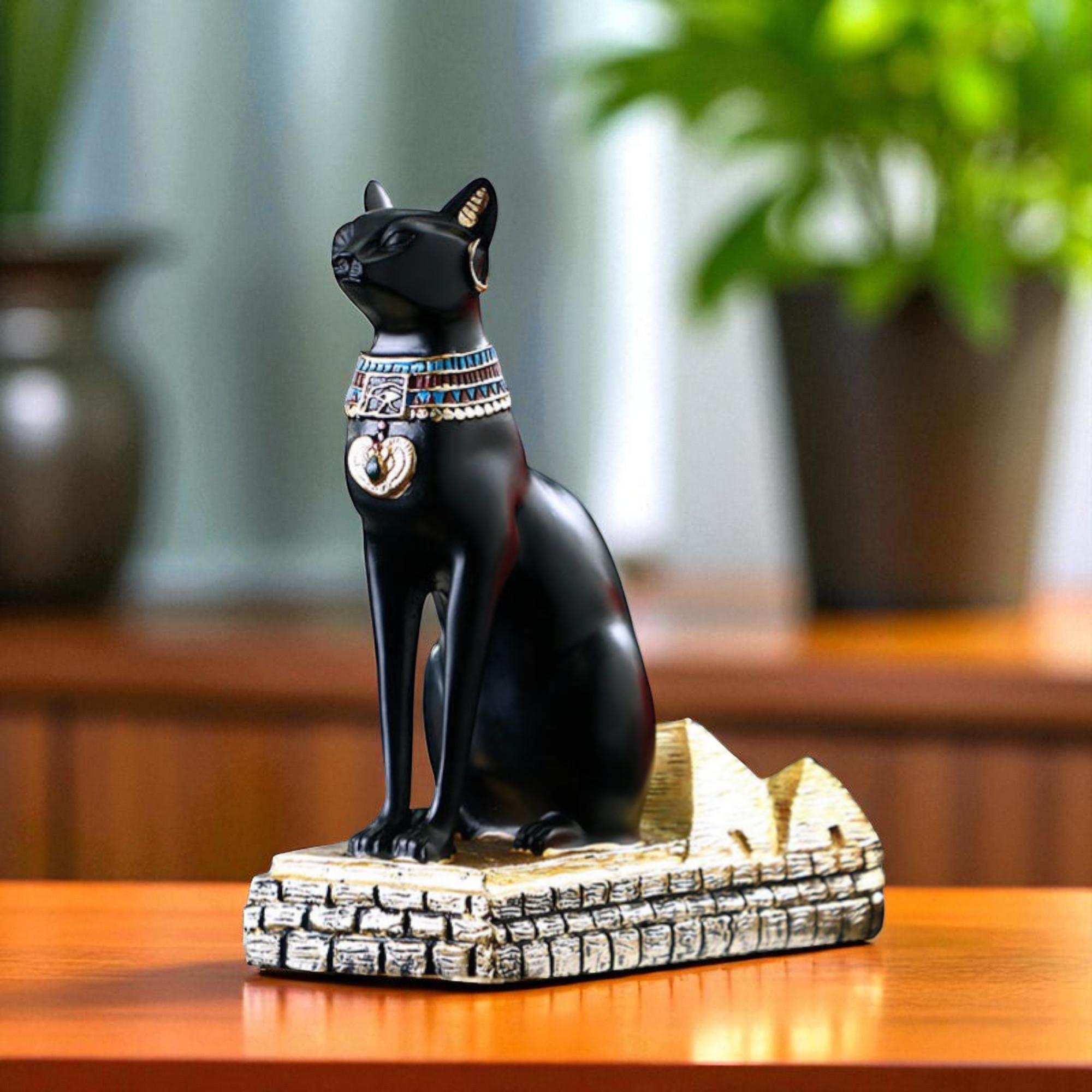 Anubis Weinflaschenhalter Aus Harz – Antikes Ägypten Design, Deko & Praktischer Weinregal-Ständer Für Zuhause