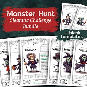 ADHD-reinigingsuitdagingspel voor neurodivergente volwassenen en kinderen Afdrukbare routine-tracker takenlijst Niet storen geïnspireerd karwei PDF direct downloaden