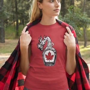 Ahornsirup Molotov Cocktail T-Shirt
