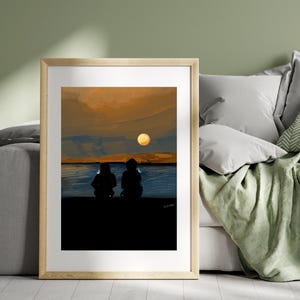 Moonlight. printable Art. Downloadable Wall Art.