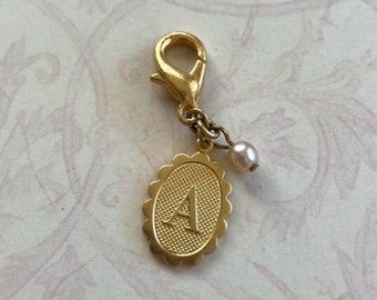 Gold Letter Charm - "A" Charm - Gold Filled Charms - Jewelry Supplies