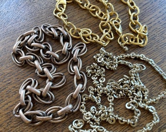 Jewelry Chain Lot - assorted Chain Pieces - Jewelry Making Supply