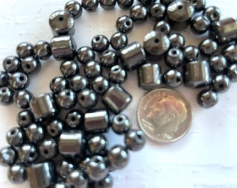 Magnetic Hematite Beads - Hematite Bead Mix - Beading Supplies