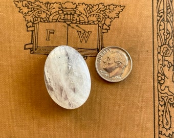Rainbow Moonstone Cabochon - Large Oval Moonstone Cabochon - Natural Stone Cabochon