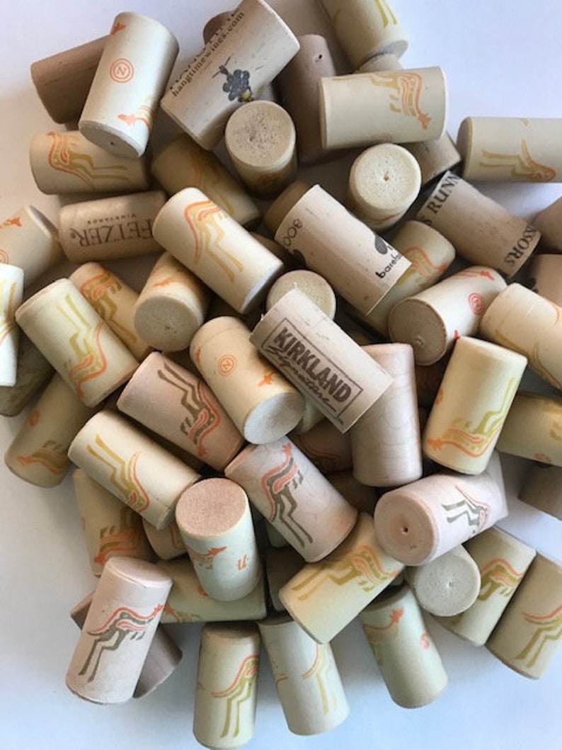 Bulk Wine Corks 65 Used Synthetic Wine Corks Synthetic Etsy