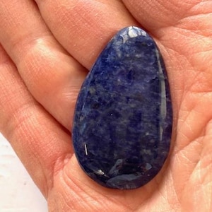 Lapis Lazuli Teardrop Cabochon - Large Lapis Gemstone Cabochon - Jewelry Making