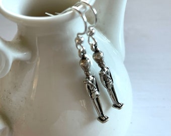 Nutcracker Earrings - Sterling Silver Earrings - Lightweight Earrings