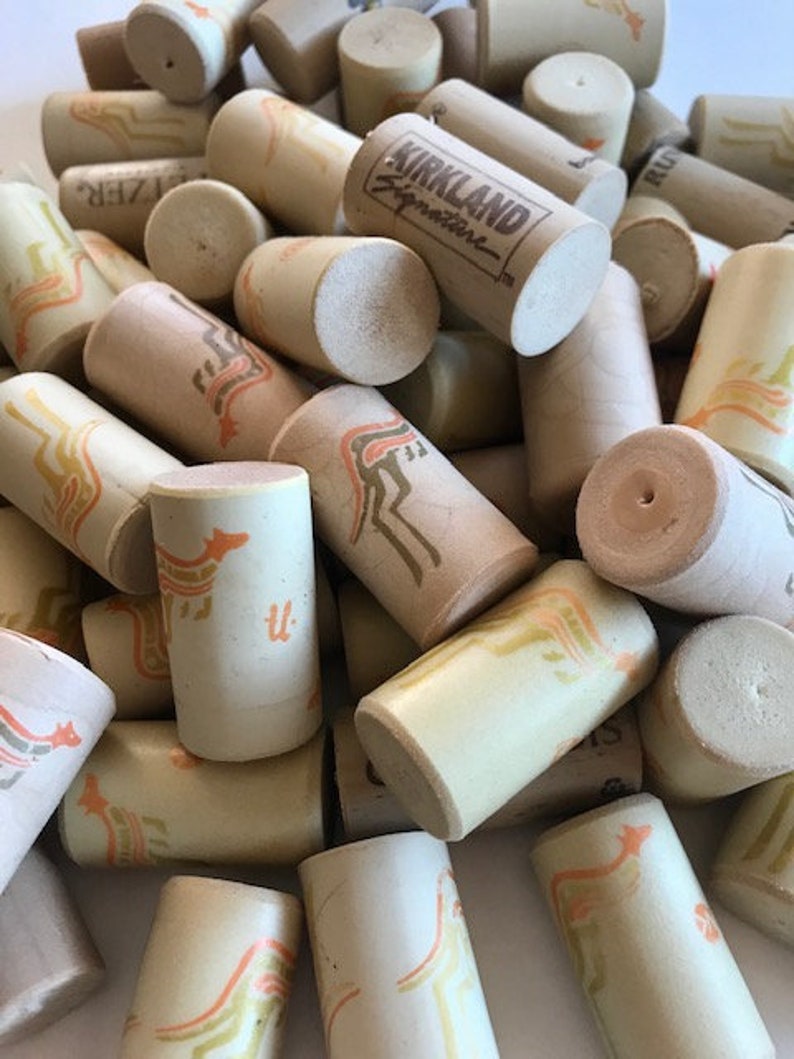 Bulk Wine Corks 65 Used Synthetic Wine Corks Synthetic Etsy