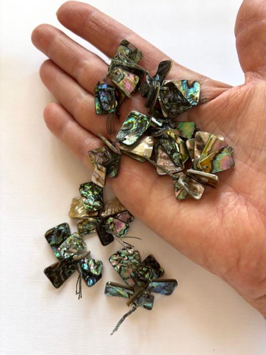 Abalone Trapezium Beads - 7 Piece Paua Shell Beads - Jewelry Bead ...