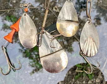 Vintage Spinner Fishing Lure Bundle