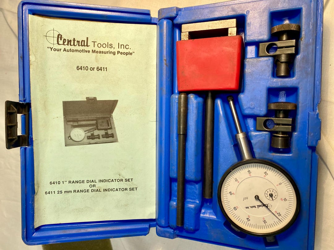 Central Tools 6410 Dial Indicator Set 0-1