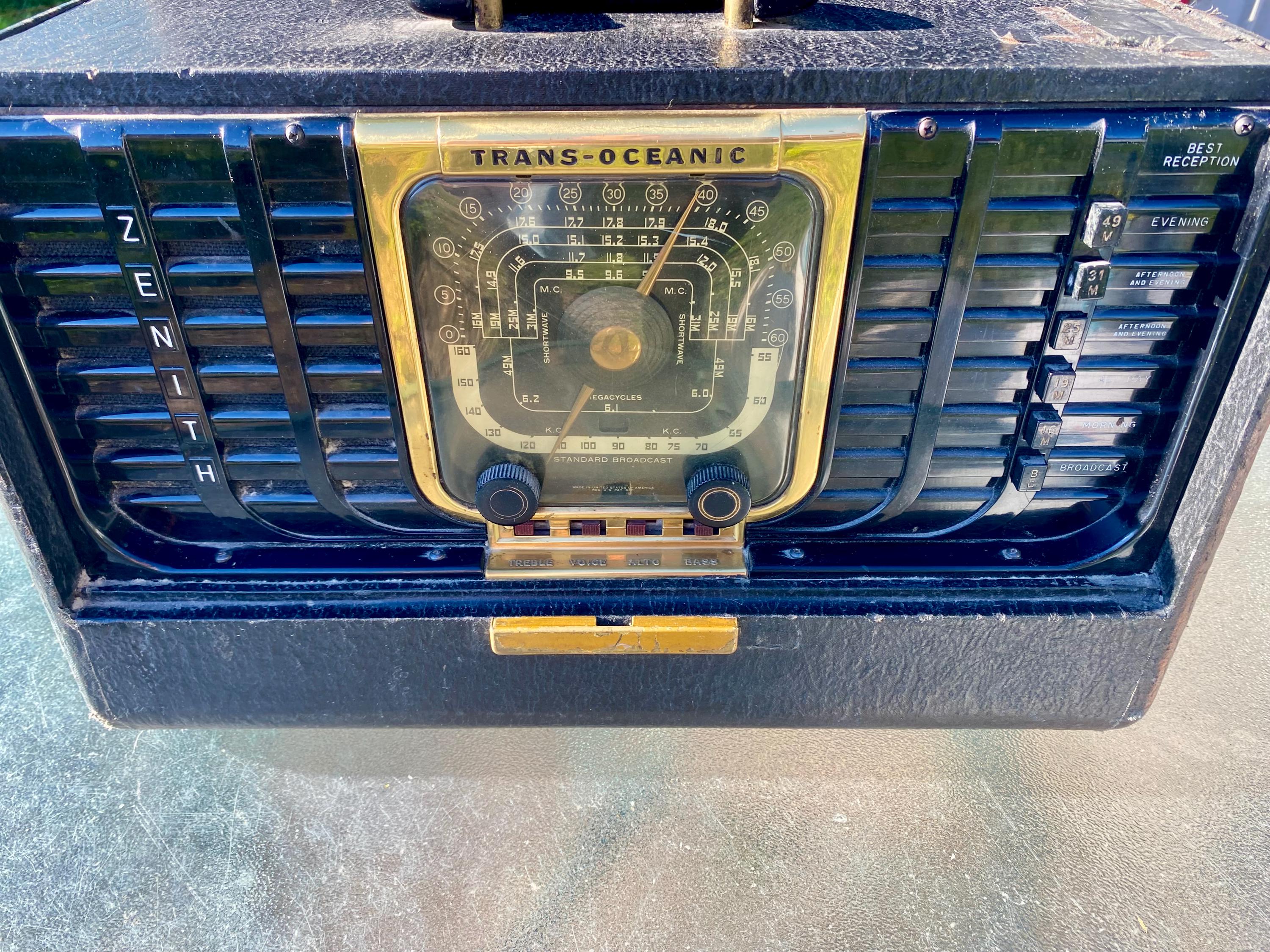 1950s zenith radio - Etsy 日本