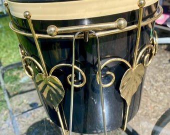 MCM Thermos Ise Bucket With Stand and Tongs