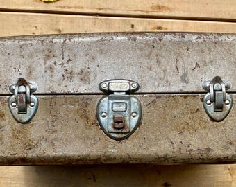 Vintage Union Steel Chest Tackle Box