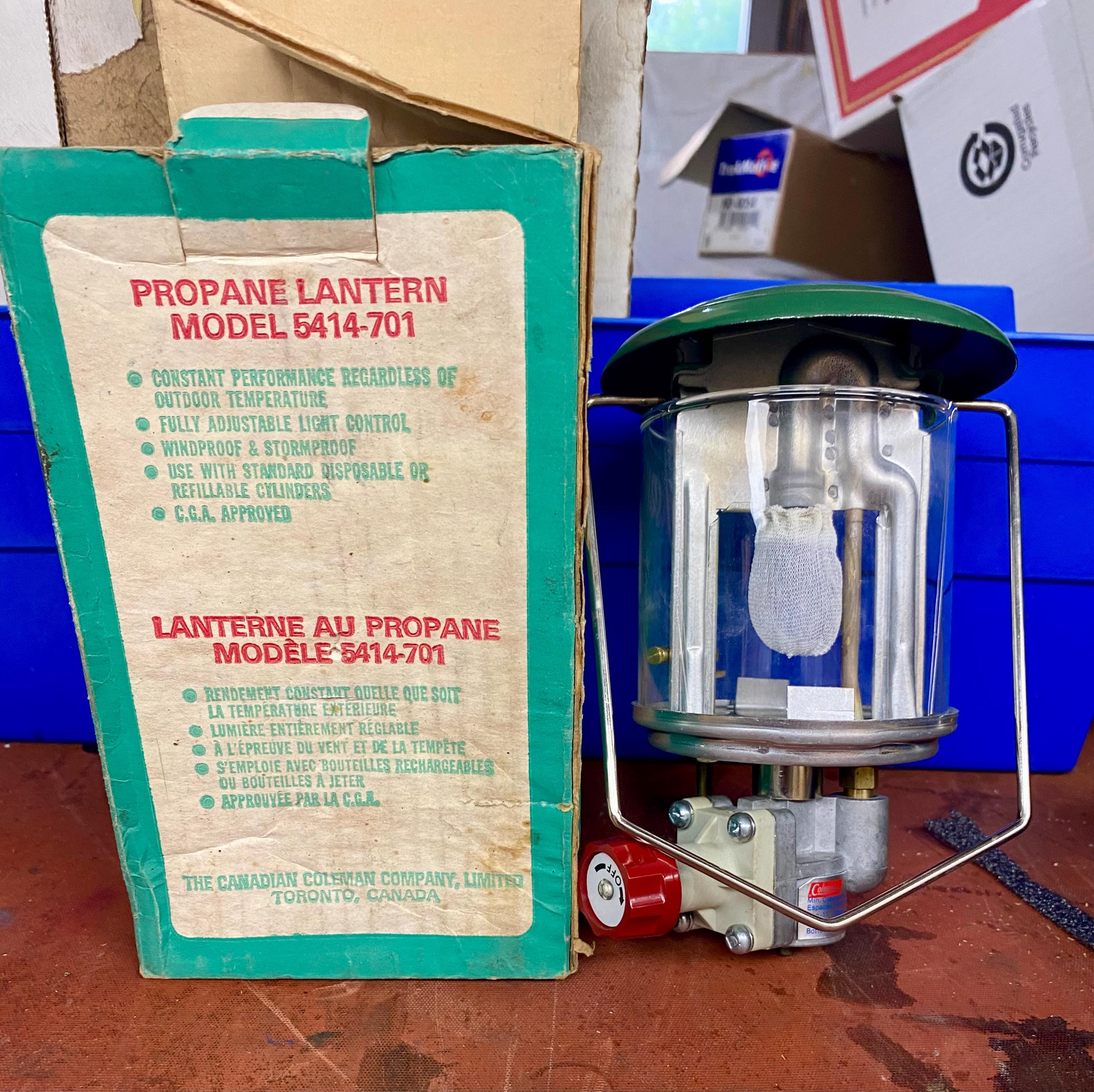 Coleman Propane Lantern - Etsy