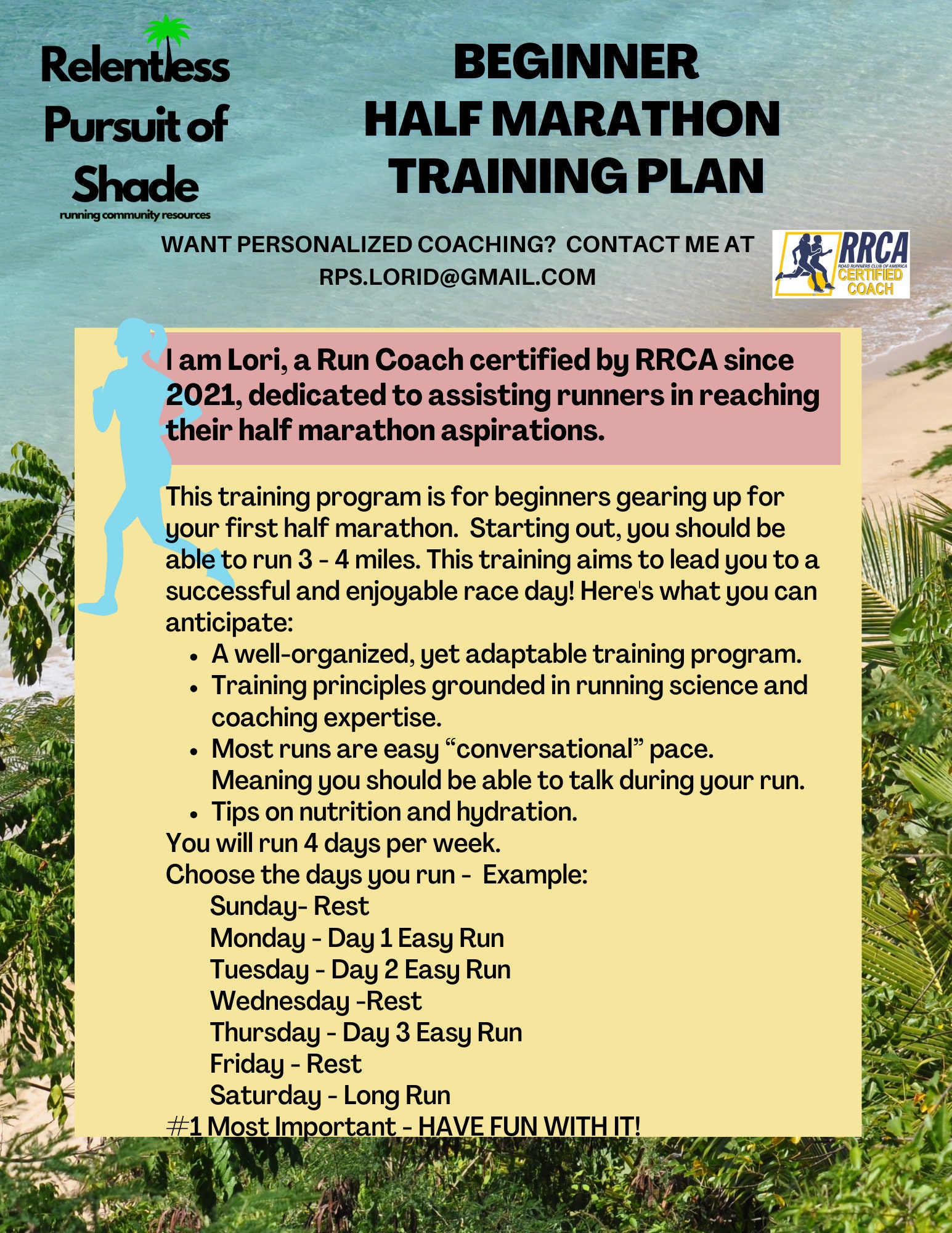 nrc half marathon training plan