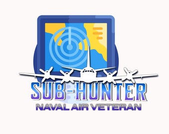 P-3 Orion Sub-Hunter Naval Aviation Veteran Sticker  |   Kiss-Cut Vinyl Decal