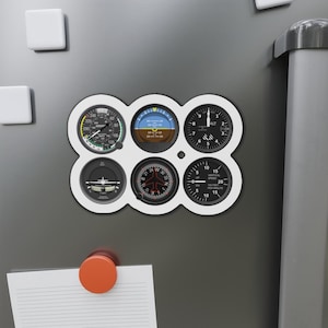 Imanes troquelados con temática de aviación, imán para panel de instrumentos de avión, regalos para pilotos, decoración de aeronaves, imanes para nevera, entusiastas de la aviación, idea de regalo