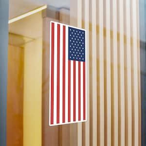 Stickers vinyles patriotiques - Sticker drapeau USA, décoration American Pride, 4 juillet, décoration maison et bureau, vinyle personnalisable