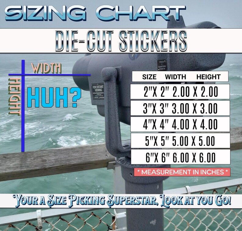 Diecut Stickers Funny 'huh' Quote Sticker, Humorous Decal for Laptop