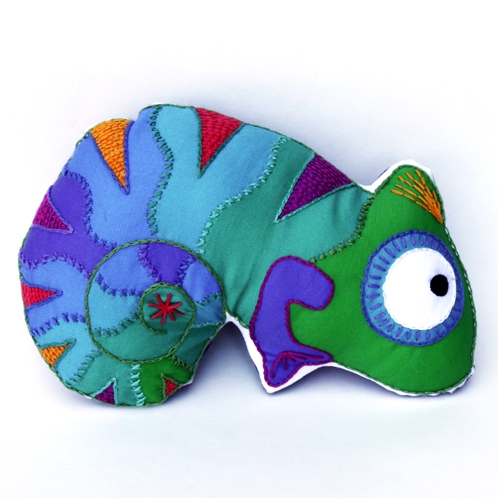 chameleon plush pattern