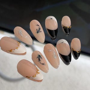 JJK Gojo and Geto Press On Nail Set