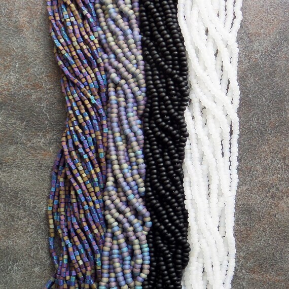 SALMON PINK lined 2-cut 10//0 Hank Czech seed beads BBB