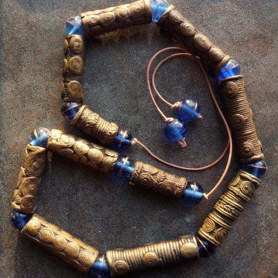 Nigerian Lost Wax Brass Beads