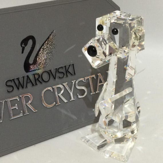 Swarovski Crystal TALL DOG “PLUTO” Figurine #010024 - Etsy
